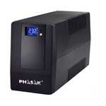 Système d'alimentation électrique SAI/UPS 600VA PHASAK interactive AVR 2X SCHUKO PH 9464
