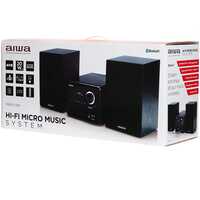 Chaîne hifi Aiwa MSBTU-300 Micro Hi-Fi Bluetooth/CD/USB 20W noir