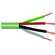 Câble électrique vert souple 4 x 1,5. longueur 100 métres