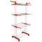 Tendedero plegable con ruedas - Naranja - Herzberg HG-8034ORG